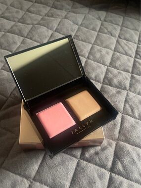 Jaclyn Cosmetics Pink & Beige Cream Blush Duo